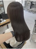 透け感ブラウン