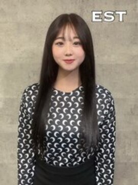 エスト 大阪梅田(EST) レミー100%/53cm☆シールエクステ60枚+ブリーチカラー