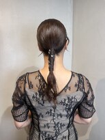 アイラス(I'LAS)&nbsp;【ERI】お呼ばれヘア/結婚式ヘア/タイトポニー/ローポニー