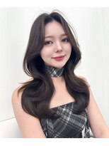 アマトウキョウスマートサロン(AMA TOKYO×Smart Salon)&nbsp;韓国ヘア　レイヤーカット　顔まわり