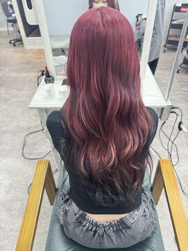 リミットバイアフィナー 大宮店(limit by Afinar) チェリーレッド×ブラックルーツカラー