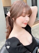 ロンド メリー 大宮(Lond merry)&nbsp;ミディアムレイヤーカット/レイヤー/顔周り/韓国/髪質改善/大宮