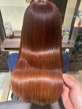 ヘアリゾート粋 ティガ 池袋店(tiga) 髪質改善/ストレート/ブラウンアッシュ/ロング