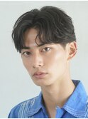 仙台ニュアンスパーマカルマパーマセンターパートガイルヘア緩め