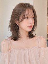 ノア(NOA)&nbsp;【NOA】韓国くびれミディ顔まわりくびれレイヤーグレージュ