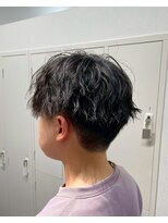 ロッカ(ROCCA) メンズ無造作パーマショートニュアンスパーマ