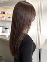 セプト 天神大名(SEPT.)&nbsp;ラテベージュ 艶髪ストレート 髪質改善 ロングヘア ブラウン