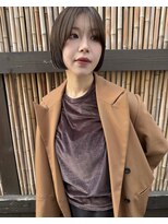 ドルセプラタ(Dulce plata) 【kaN.】ミニボブ×オリーブグレージュ×髪質改善ストレート