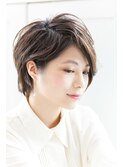 Rire-リル銀座-】美シルエット小顔耳かけショートボブ☆