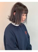 10代20代30代大人#外ハネボブネオウルフアッシュブラウン