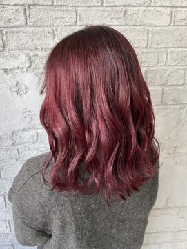 プライズ 池袋店(prize) 艶髪カシスピンク暖色カラー7051