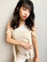 マリアバイアフロート(Maria by AFLOAT) 【山田】艶感暗髪アッシュブラッククアンクカール