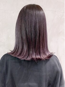 アイティーバイアルバム 八王子店(IT by ALBUM) パープルボブ_マロンベージュAラインボブ_ba318142