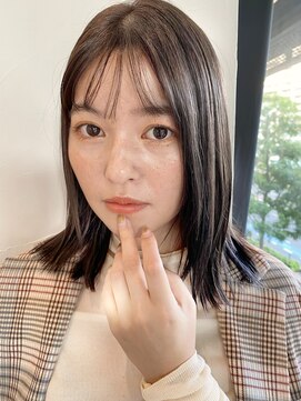 ガーデン ムサシコスギ(GARDEN MUSASHIKOSUGI) ロブ/おくれ毛/伸ばしかけ/黒髪カタログ/簡単スタイリング