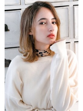 ロンド エスポワール 錦糸町(Lond espoir) 【柴田彩香】くびれロブ☆バレイヤージュグラデーション