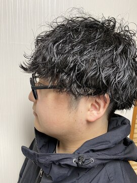 ジェリカ(Jlica) メンズ 波打ち スパイラルパーマ マッシュ