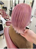 ブリーチカラーペールピンク