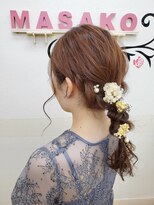 コアフィールドマサコ 小松島店(COIFFURE de MASAKO) 編みおろしヘアー