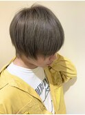 ブリーチ×グレー×ベージュ