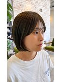 シースルー前髪顔周りカット