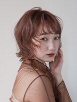 シスタ(SISTA)&nbsp;前上がりボブ/パーマボブ/ピンクブラウン【自由が丘】