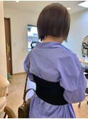 似合わせパーマ/プツンボブ/大人女子ボブ