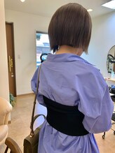 美容室かぐや姫 似合わせパーマ/プツンボブ/大人女子ボブ