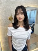 韓国レイヤー/韓国風/ボブ/髪質改善/黒髪/ブリーチなし〔池袋〕