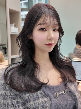 ライズ ネックス ザ サロン 渋谷(LIZE nex the salon) 【MOE】ワンホンレイヤーカット×ラベンダーカラー