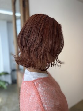 マド(Mado) orange brown bob