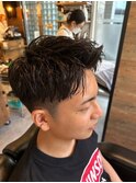 アップバングショート