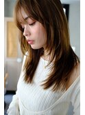 素髪風ナチュラルストレート