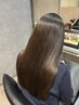 カット＋酸性ストレート＋トリートメント　￥21500