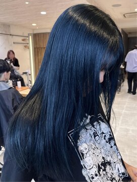 ボコカ(bococa) 【Vicky指名】ブルーブラックネイビーカラーブリーチ