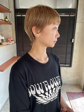 メゾンアミリ(Maison AmiLi) デザインカラー/オリーブベージュ/ウエットヘア【千葉／パーマ】