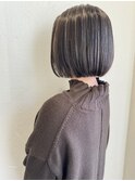切りっぱなしボブ、おしゃれハイライト