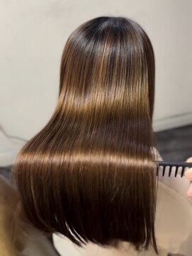 カミケン 方木田店(kamiken.) 美髪サラサラロングストレート◎縮毛矯正【カミケン方木田店】