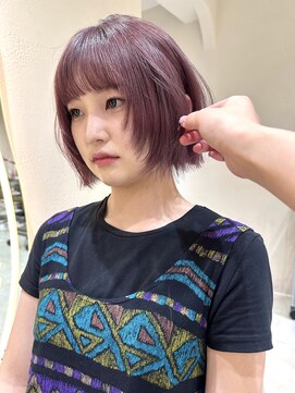 サイン 渋谷(SIGN) 20代/タッセルボブ/レイヤーボブ/ハッシュボブ/透明感カラー