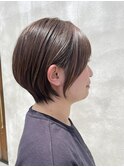 縮毛矯正/ハイライトカラー/ハンサムショート/#3