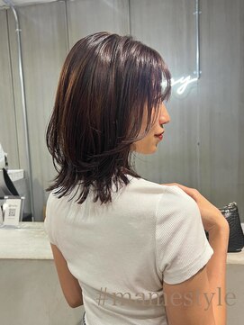 ディセンシー(Dicency) Dicency（マオ）ブラウンカラー×くびれレイヤーカット