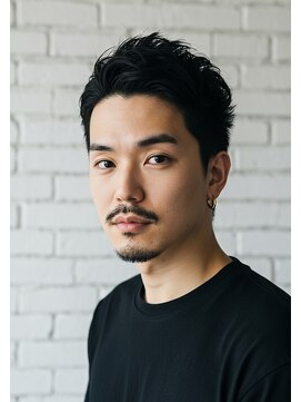 アトラスサロン 札幌大通り(Atras.salon) 札幌/髪質改善/アッシュブラック!アップバング刈り上げヘア