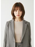 小顔/暗めカラー/オリーブグレー/ココアベージュ/水素/骨格補正