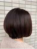 切りっぱなしボブ/ショートボブ/美髪/ブラウン/我孫子駅