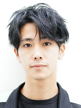 ゼンコー アオヤマ(ZENKO Aoyama) フェザーパーマ毛流れ黒髪ツイストメンズパーマ表参道渋谷眉毛