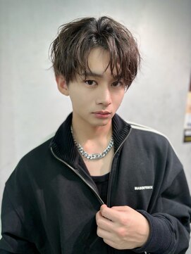 ネクストハラジュク(NEXT HARAJUKU) 【曲がる縮毛矯正】フェザーパーマ サーフカール センターパート