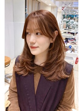 アフロート ディル(AFLOAT D'L) みきな/ワンカールミディ/ミディアムレイヤー/前髪/20代30代