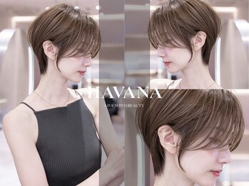 エースハバナ 渋谷(1 HAVANA)の写真/『レイヤーカット』×『髪質改善』で叶う『あざと可愛い顔周り』一人ひとりに合わせた小顔レイヤー♪[渋谷]