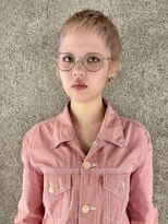 キジ(KIJI)&nbsp;ベリーショート/ベビーバング/ホワイトミルクティー/ハイトーン