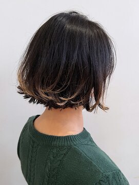 イーストハムヘッドショップ(EAST HAM head shop) ふんわりレイヤー/ショートボブ/エンドカラー