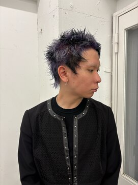 クク 渋谷(QUQU) ベリショ　スパイキーショート　デザインカラー